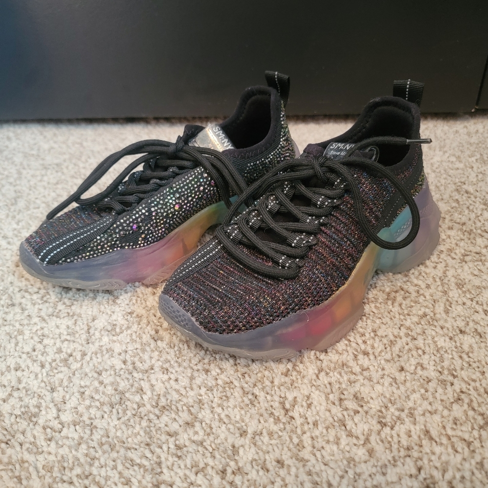 Girls Steve Madden JMaxima Rainbow Sneakers